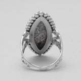 Natural Lapis Lazuli Silver Rings