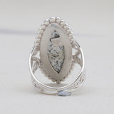 Natural Lapis Lazuli Silver Rings