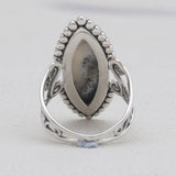 Natural Lapis Lazuli Silver Rings