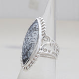Natural Lapis Lazuli Silver Rings