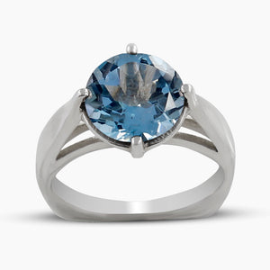 Natural Citrine Silver Rings