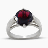 Natural Citrine Silver Rings