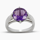 Natural Citrine Silver Rings