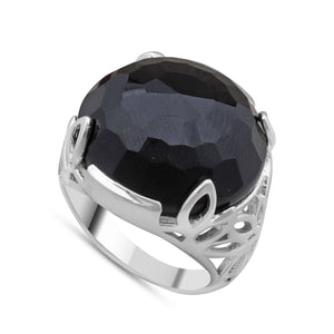 925 Sterling Silver Black Onyx Ring