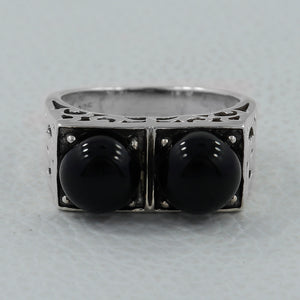 Black Onyx Sterling Silver Ring Jewelry