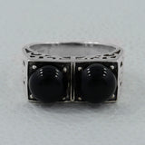 Black Onyx Sterling Silver Ring Jewelry