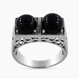 Black Onyx Sterling Silver Ring Jewelry