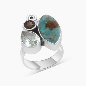 Boulder Turquoise Silver Rings