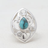 925 Sterling Silver Labradorite Rings