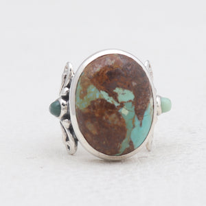 Boulder Turquoise Silver Rings