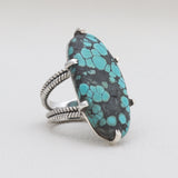Tibetan Turquoise Silver Rings