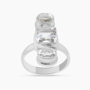 Natural Green Amethyst 925 Sterling Silver Rings