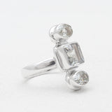 Natural Green Amethyst 925 Sterling Silver Rings