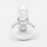 Natural Green Amethyst 925 Sterling Silver Rings