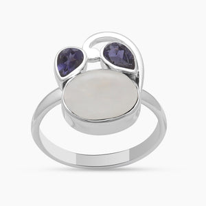 Black Onyx Silver Rings