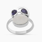 Black Onyx Silver Rings