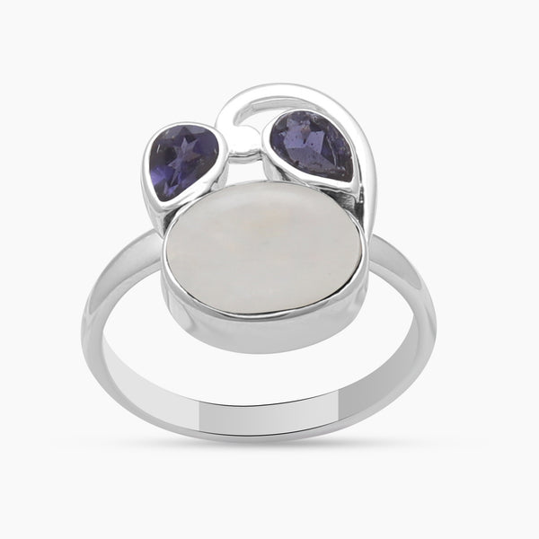 Black Onyx Silver Rings