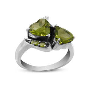 925 Sterling Silver Peridot Ring