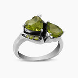 925 Sterling Silver Peridot Rings