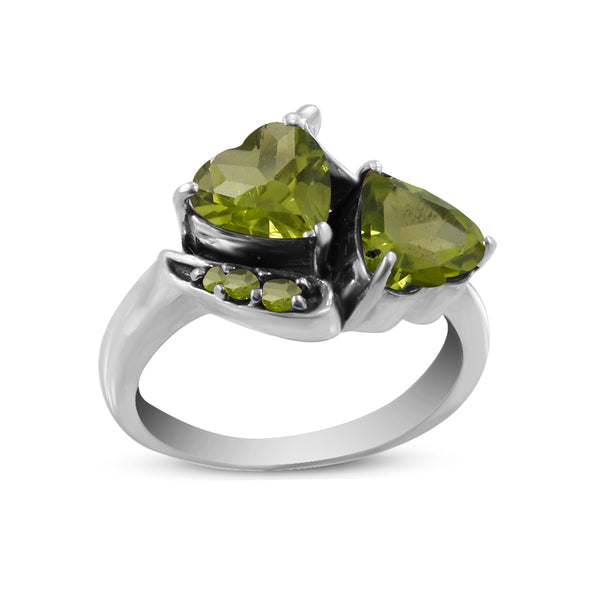 925 Sterling Silver Peridot Ring