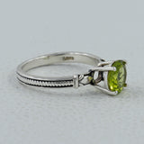 Peridot Ring - August Birthstone Silver Jewelry