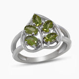 925 Sterling Silver Garnet Rings