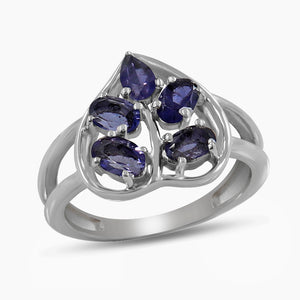 925 Sterling Silver Garnet Rings