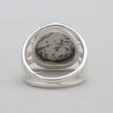 925 Sterling Silver Dendritic Opal Rings