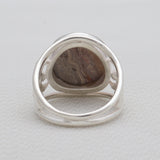 925 Sterling Silver Dendritic Opal Rings