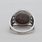 925 Sterling Silver Dendritic Opal Rings