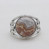 925 Sterling Silver Dendritic Opal Rings