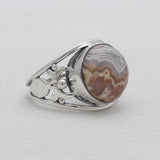 925 Sterling Silver Dendritic Opal Rings