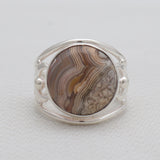 925 Sterling Silver Dendritic Opal Rings