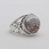 925 Sterling Silver Dendritic Opal Rings