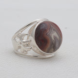 925 Sterling Silver Dendritic Opal Rings