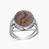 925 Sterling Silver Dendritic Opal Rings