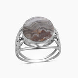 925 Sterling Silver Dendritic Opal Rings