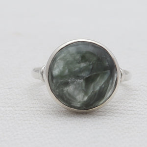 925 Sterling Silver Seraphinite Rings