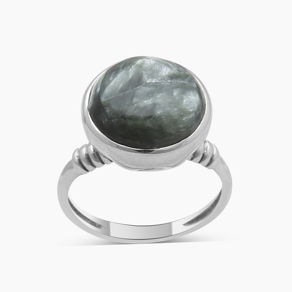 925 Sterling Silver Seraphinite Rings