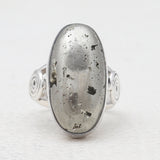 925 Sterling Silver Golden Pyrite Rings