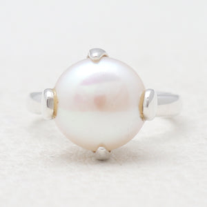 Pearl Silver Rings