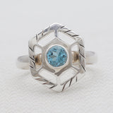 925 Sterling Silver Peridot Ring