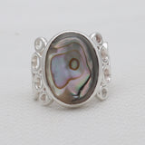 Titanium Druzy Silver Rings