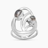 Tourmaline Silver Rings