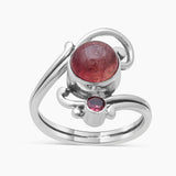 925 Sterling Silver Tourmaline Rings