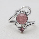 925 Sterling Silver Tourmaline Rings