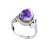 Morado Opal Gemstone Silver Ring