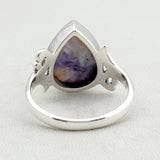 Morado Opal Gemstone Silver Ring