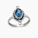 Tourmaline Silver Rings