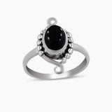 Tourmaline Silver Rings